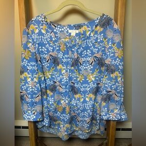 Finn and Grace Woman’s 3/4 Sleeve Blouse